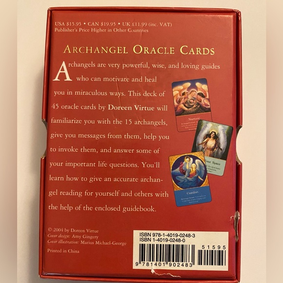 Archangel Oracle Cards – Doreen Virtue RARE OOP April 1, 2004 Hay House - Picture 3 of 4